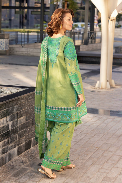 Charizma | Infinity Lawn | 3-PC UNSTITCHED EMBROIDERED LAWN COLLECTION IN6-02 - Luxury Dress - available at Maria Faisal in UK and USA.