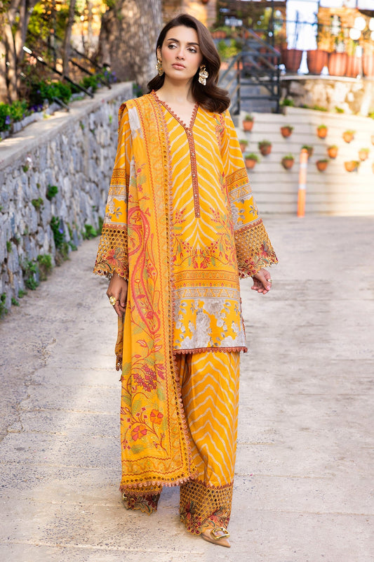 Charizma | Festive Edit | CRB6-14P - Luxury Dress - available at Maria Faisal in UK and USA.