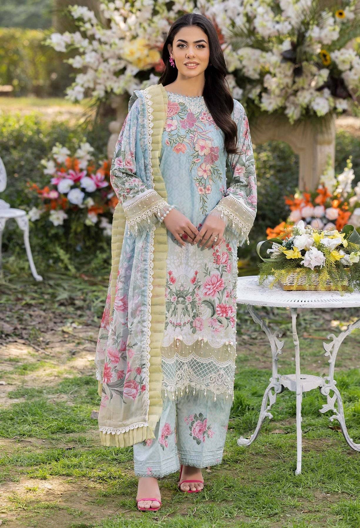 Adans Libas | Morzine Lawn 25 | MORZINE 07006 by Maria Faisal - Registered Vendor of : Adans Libas - type : Ladies Clothes - 100% original wedding dresses