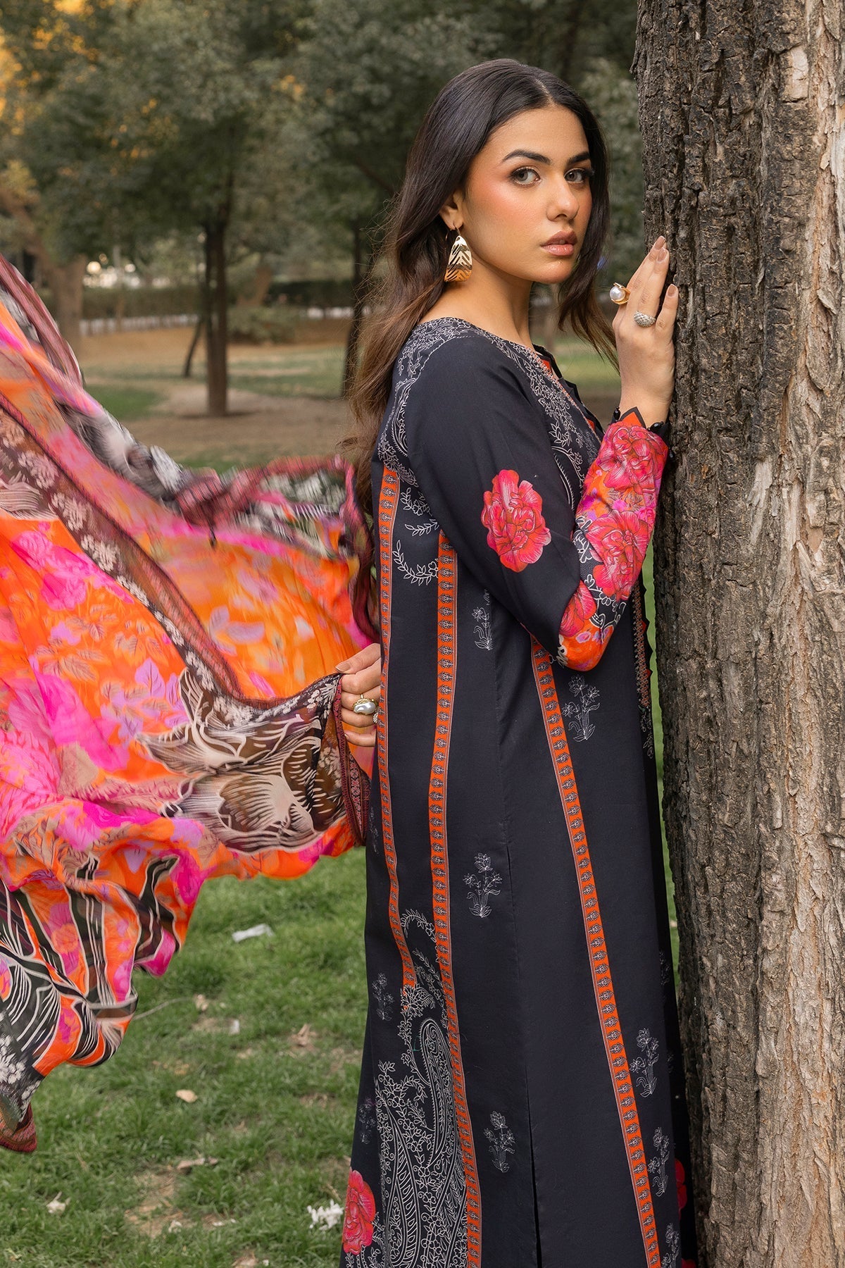 Charizma | C prints Lawn | CP5-18 by Maria Faisal - Registered Vendor of : Charizma - type : Ladies Clothes - 100% original wedding dresses