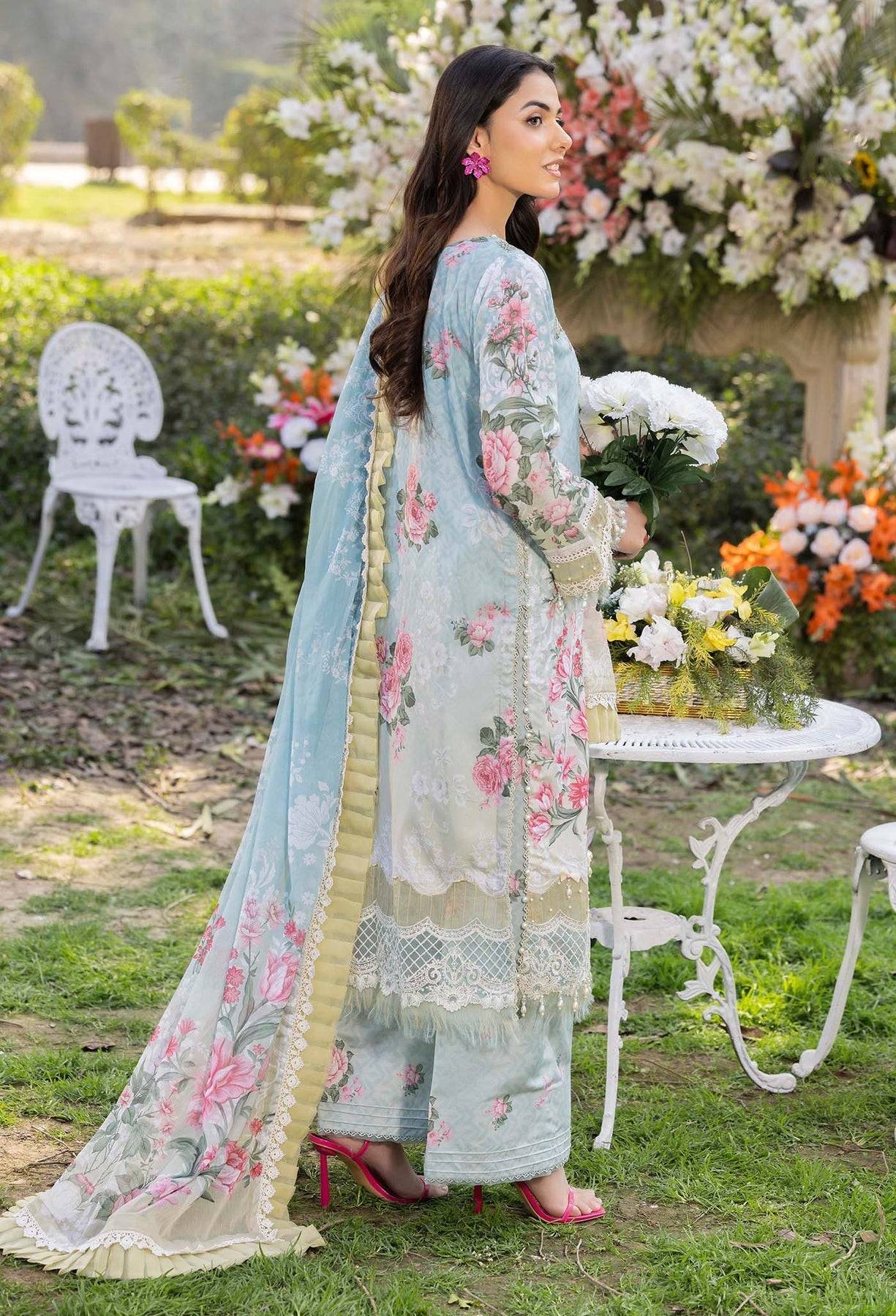 Adans Libas | Morzine Lawn 25 | MORZINE 07006 by Maria Faisal - Registered Vendor of : Adans Libas - type : Ladies Clothes - 100% original wedding dresses