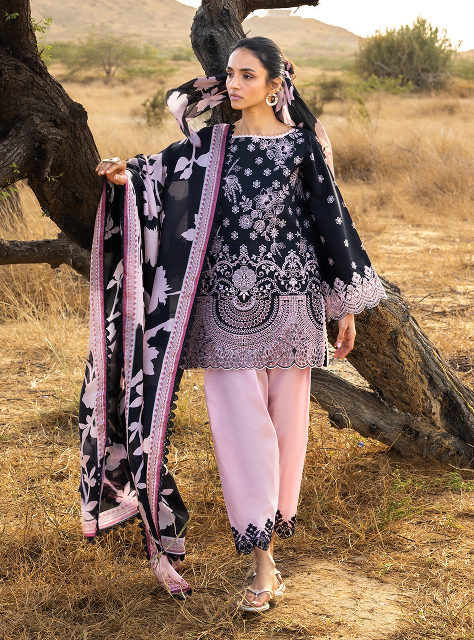 Zainab Chottani | Spring Summer Lawn 26 | Lyara 09 - Luxury Dress - available at Maria Faisal in UK and USA.