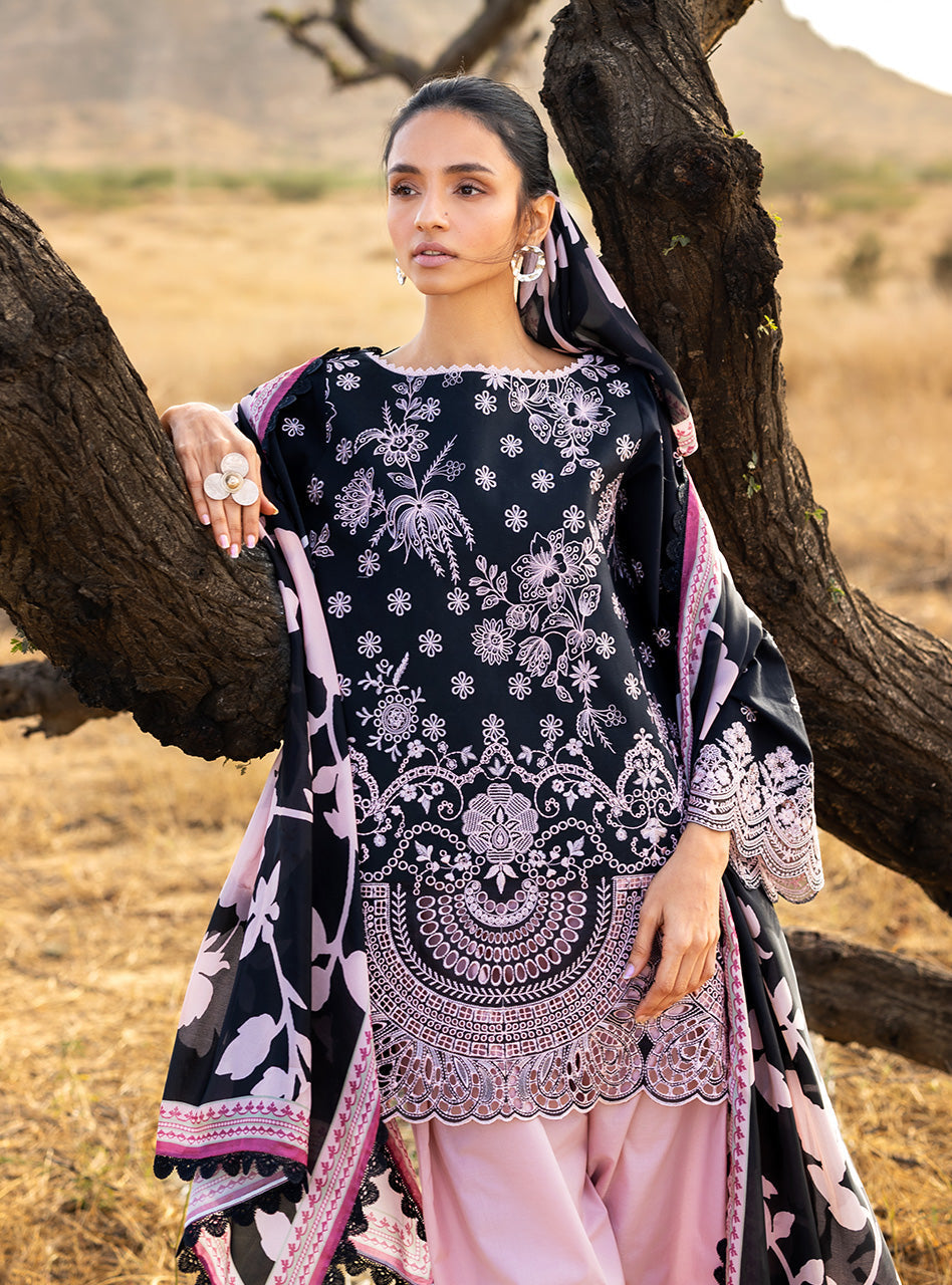 Zainab Chottani | Spring Summer Lawn 26 | Lyara 09 - Luxury Dress - available at Maria Faisal in UK and USA.