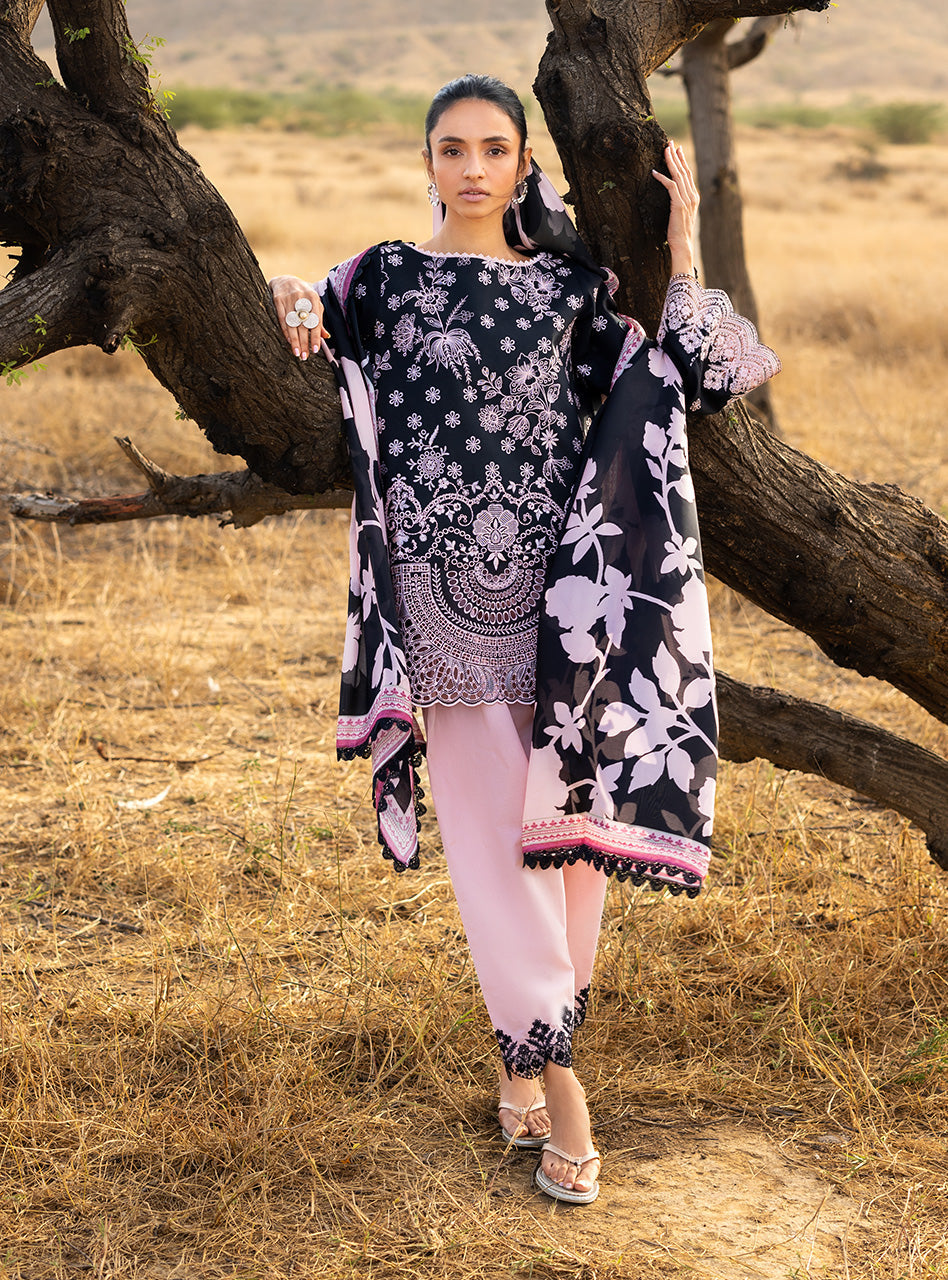 Zainab Chottani | Spring Summer Lawn 26 | Lyara 09 - Luxury Dress - available at Maria Faisal in UK and USA.