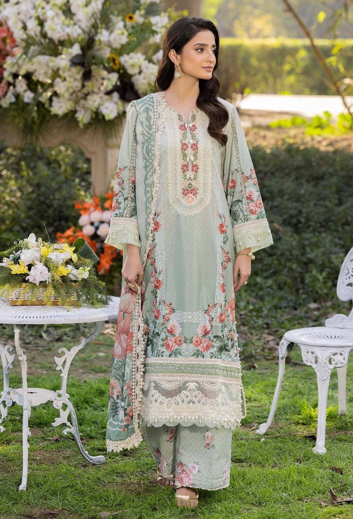 Adans Libas | Morzine Lawn 25 | MORZINE 07007 by Maria Faisal - Registered Vendor of : Adans Libas - type : Ladies Clothes - 100% original wedding dresses