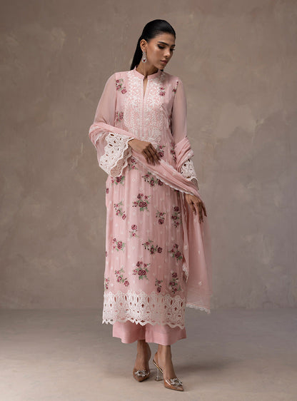 Zainab Chottani | Eid Edit 26 | Rose Luxe - Dress - available at Maria Faisal in UK and USA.