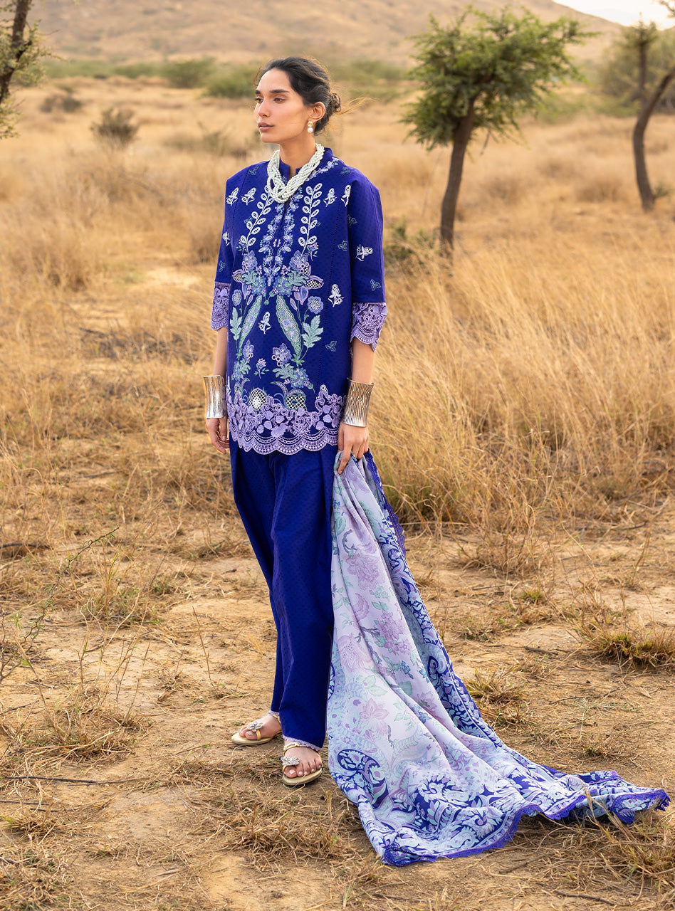 Zainab Chottani | Spring Summer Lawn 26 | Viola - Luxury Dress - available at Maria Faisal in UK and USA.