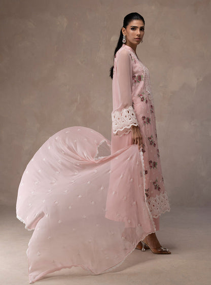 Zainab Chottani | Eid Edit 26 | Rose Luxe - Luxury Dress - available at Maria Faisal in UK and USA.