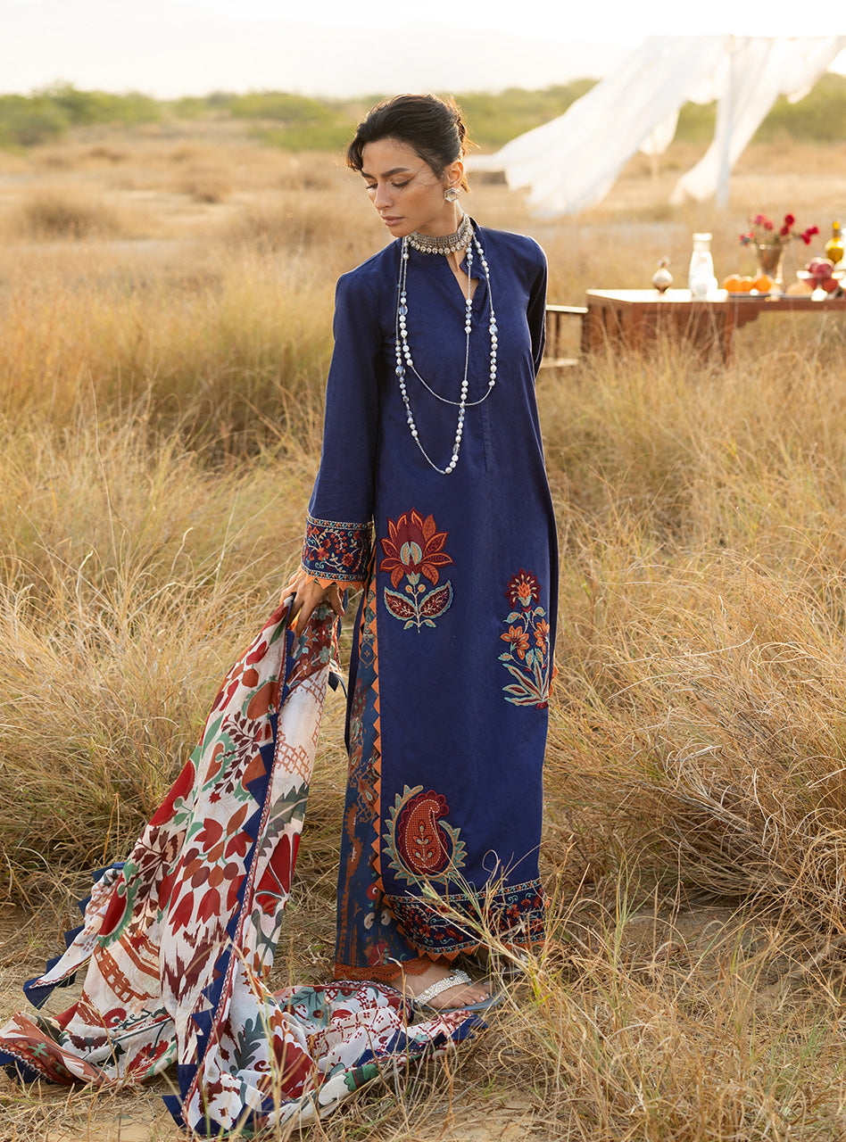 Zainab Chottani | Spring Summer Lawn 26 | Elara 06 - Luxury Dress - available at Maria Faisal in UK and USA.