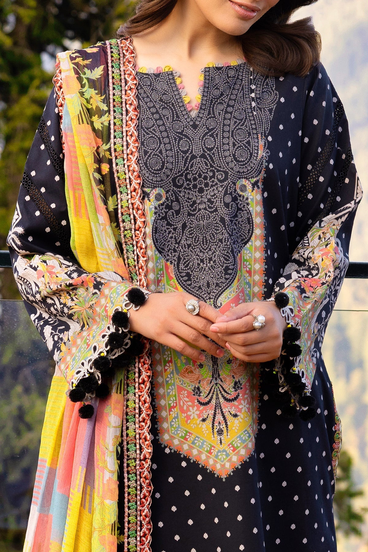 Charizma | Rang e Bahar | VOL 02 CRB6-15 - Luxury Dress - available at Maria Faisal in UK and USA.