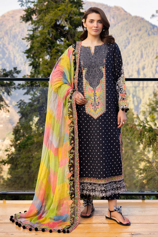 Charizma | Festive Edit | CRB6-15P - Luxury Dress - available at Maria Faisal in UK and USA.