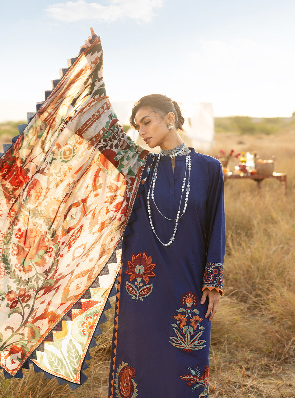 Zainab Chottani | Spring Summer Lawn 26 | Elara 06 - Luxury Dress - available at Maria Faisal in UK and USA.