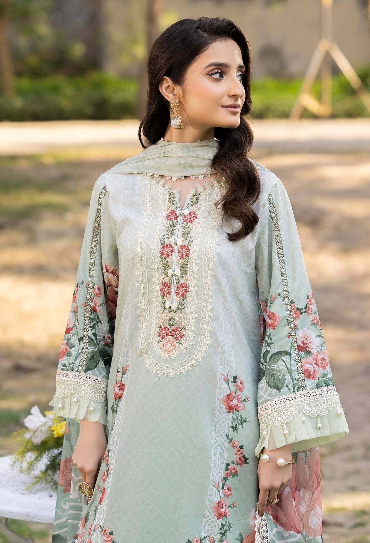 Adans Libas | Morzine Lawn 25 | MORZINE 07007 by Maria Faisal - Registered Vendor of : Adans Libas - type : Ladies Clothes - 100% original wedding dresses