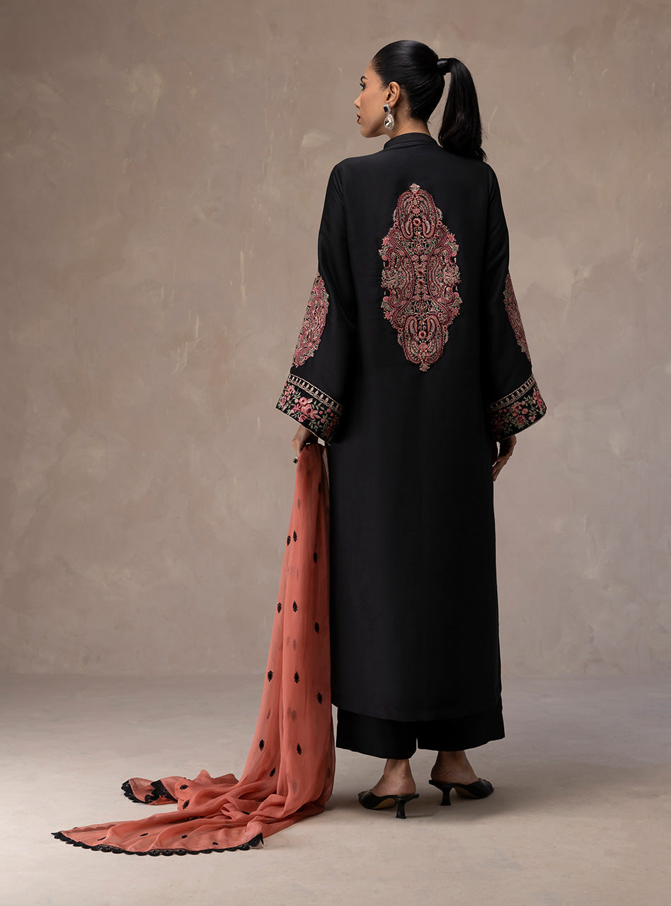 Zainab Chottani | Eid Edit 26 | Imperial Rose - Dress - available at Maria Faisal in UK and USA.