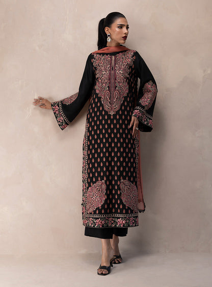 Zainab Chottani | Eid Edit 26 | Imperial Rose - Dress - available at Maria Faisal in UK and USA.