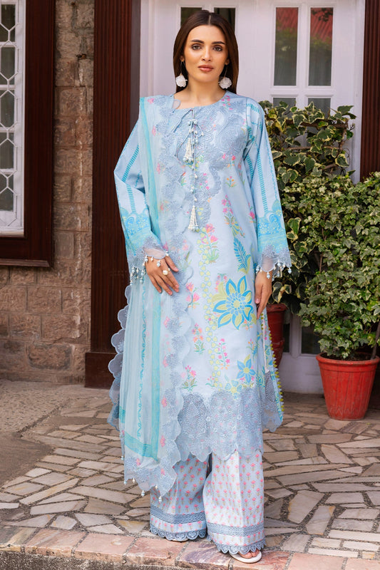 Charizma | Festive Edit | CRB6-18P - Luxury Dress - available at Maria Faisal in UK and USA.