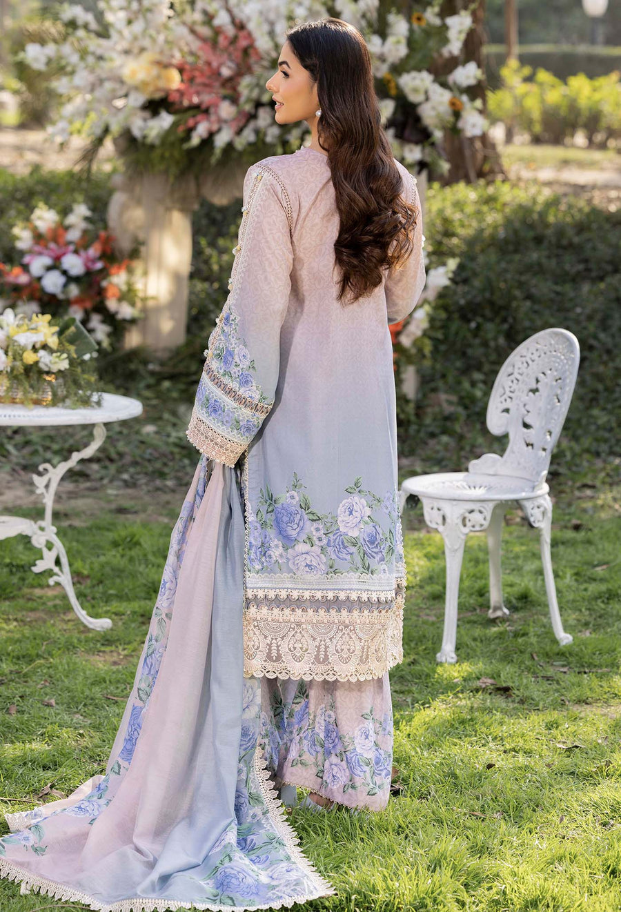 Adans Libas | Morzine Lawn 25 | MORZINE 07009 - Designer Dress with Intricate embroidery and embellishments. Shop elegent wedding dress at Maria Faisal.