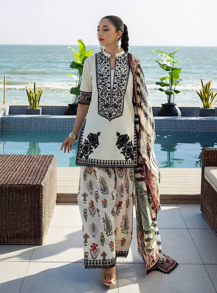 Zainab Chottani | Tahra Lawn 25 | Azureh - Ladies Clothes 