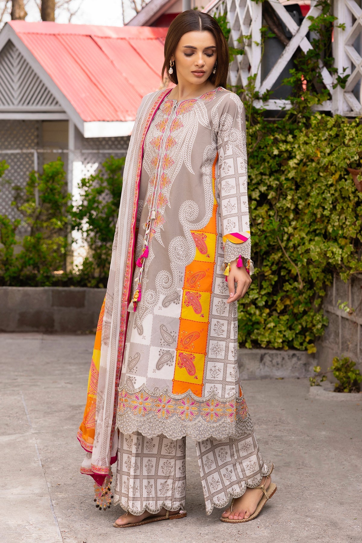 Charizma | Rang e Bahar | VOL 02 CRB6-16 - Luxury Dress - available at Maria Faisal in UK and USA.