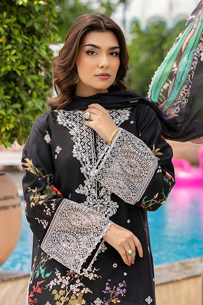 Saad Shaikh | Lawn 25 | Black - Zestel by Maria Faisal - Registered Vendor of : Saad Shaikh - type : Ladies Clothes - 100% original wedding dresses