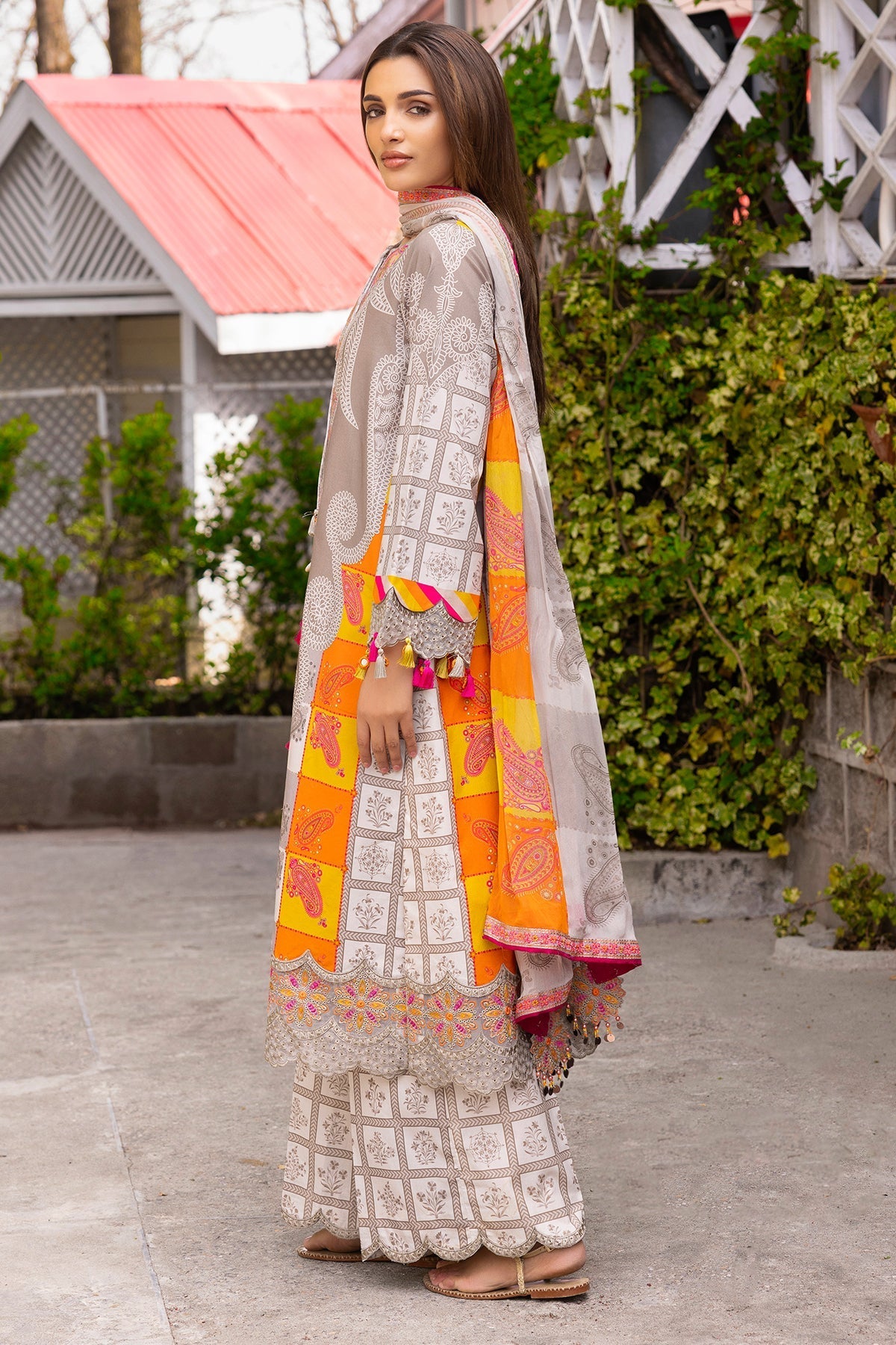 Charizma | Rang e Bahar | VOL 02 CRB6-16 - Luxury Dress - available at Maria Faisal in UK and USA.