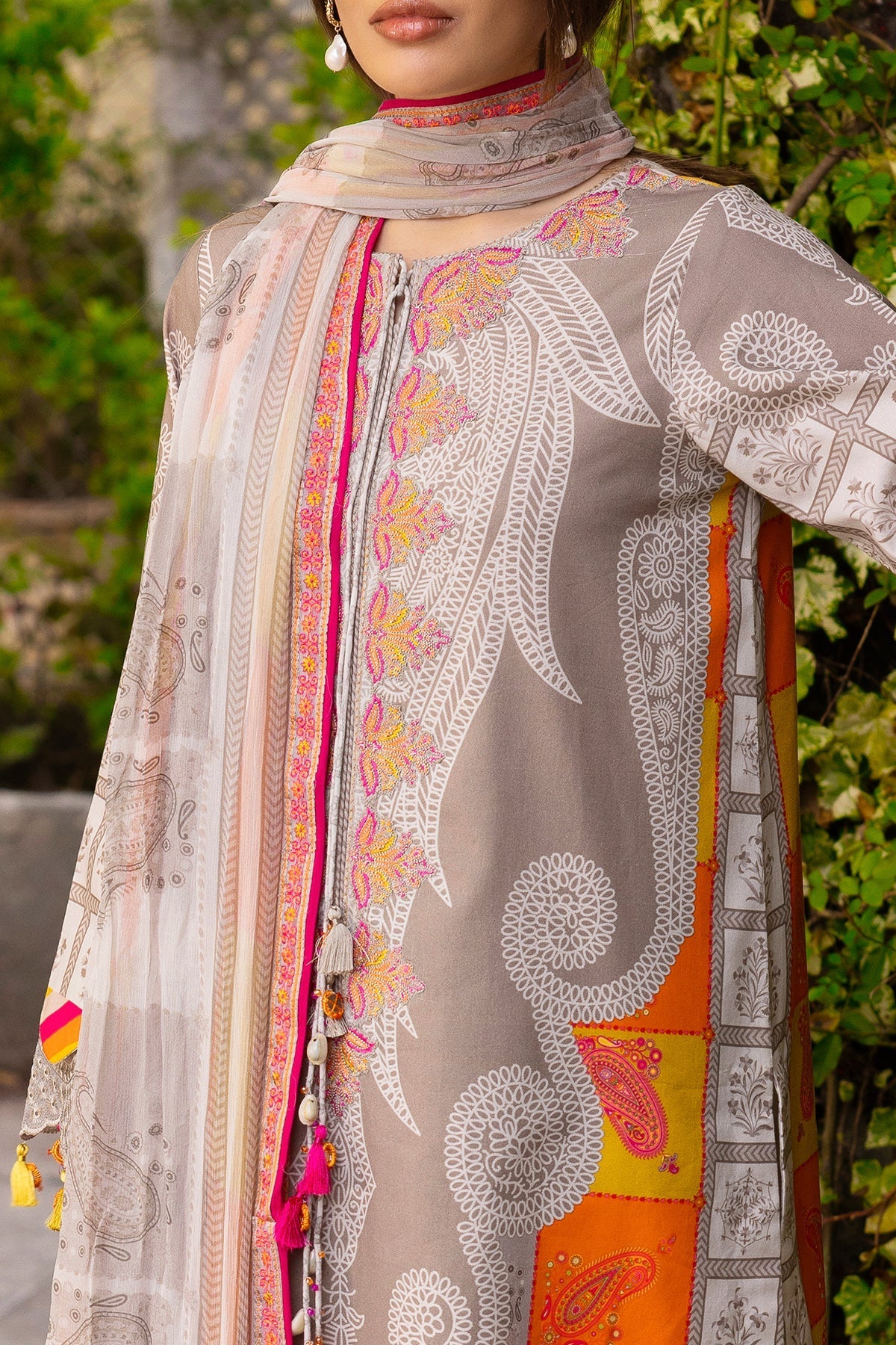 Charizma | Rang e Bahar | VOL 02 CRB6-16 - Luxury Dress - available at Maria Faisal in UK and USA.