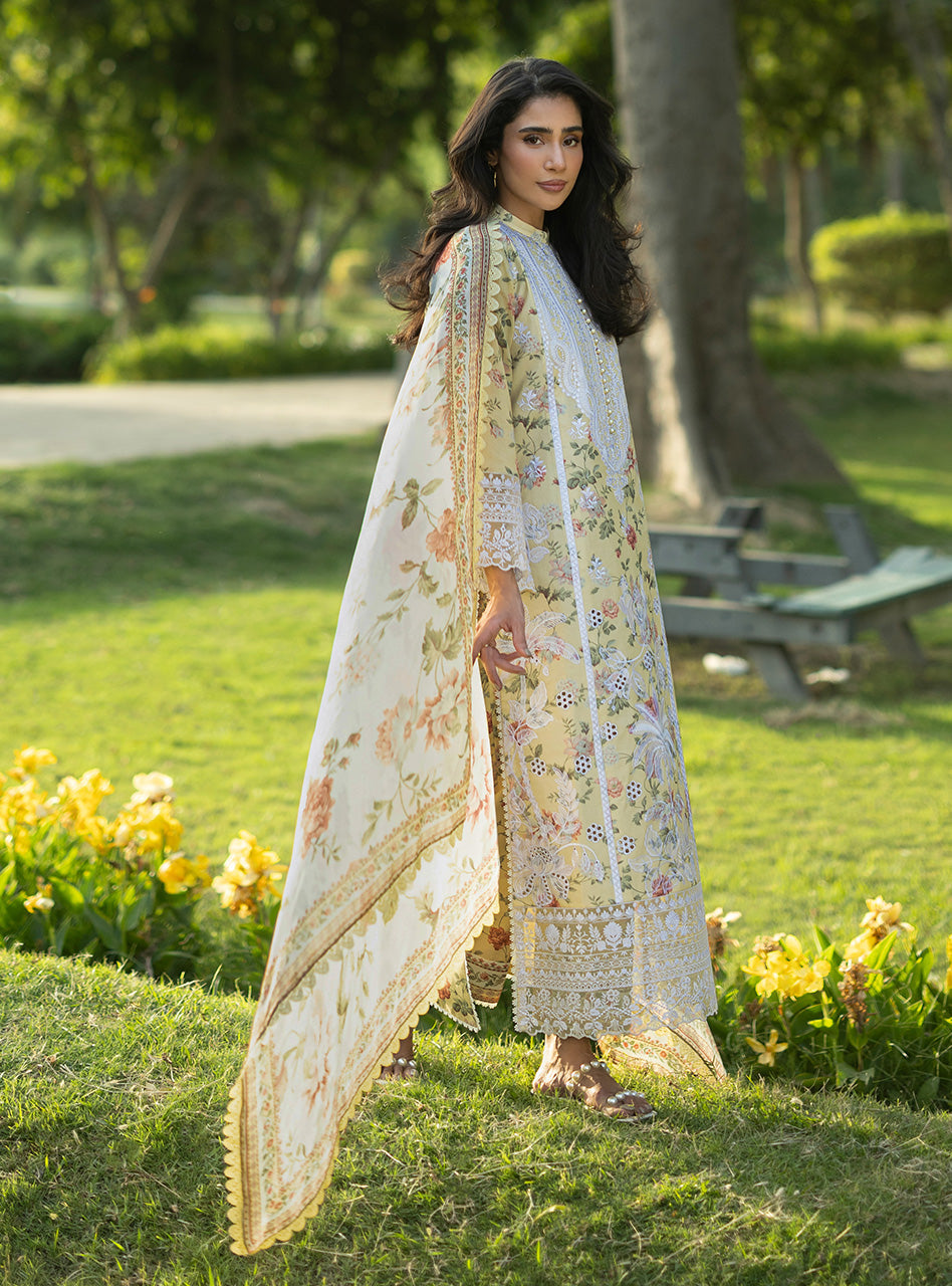 Zainab Chottani | Luxe Lawn 26 | Dune - 12 - Luxury Dress - available at Maria Faisal in UK and USA.