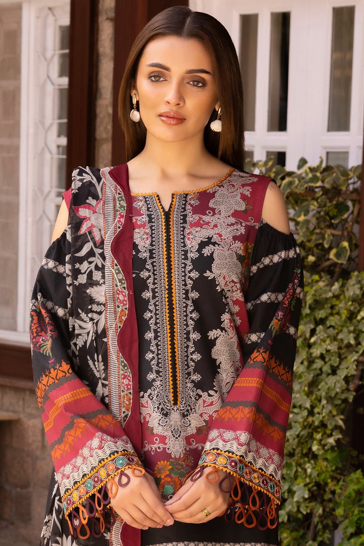 Charizma | Rang e Bahar | VOL 02 CRB6-17 - Luxury Dress - available at Maria Faisal in UK and USA.
