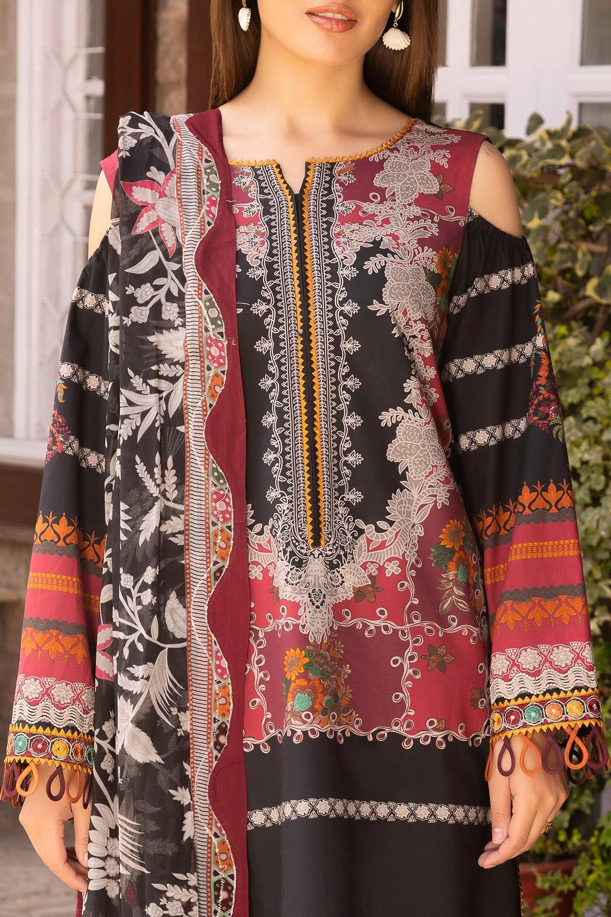 Charizma | Rang e Bahar | VOL 02 CRB6-17 - Luxury Dress - available at Maria Faisal in UK and USA.