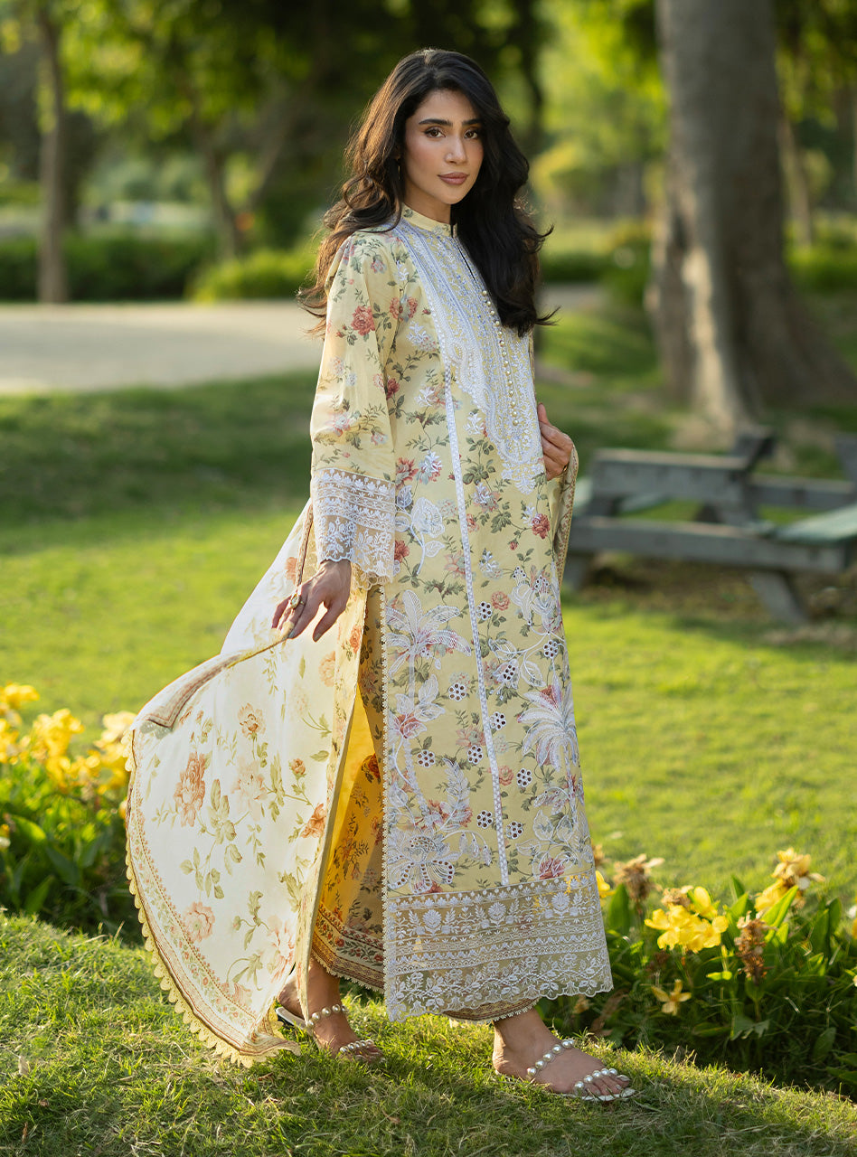 Zainab Chottani | Luxe Lawn 26 | Dune - 12 - Luxury Dress - available at Maria Faisal in UK and USA.
