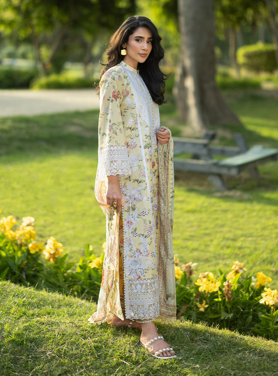 Zainab Chottani | Luxe Lawn 26 | Dune - 12 - Luxury Dress - available at Maria Faisal in UK and USA.