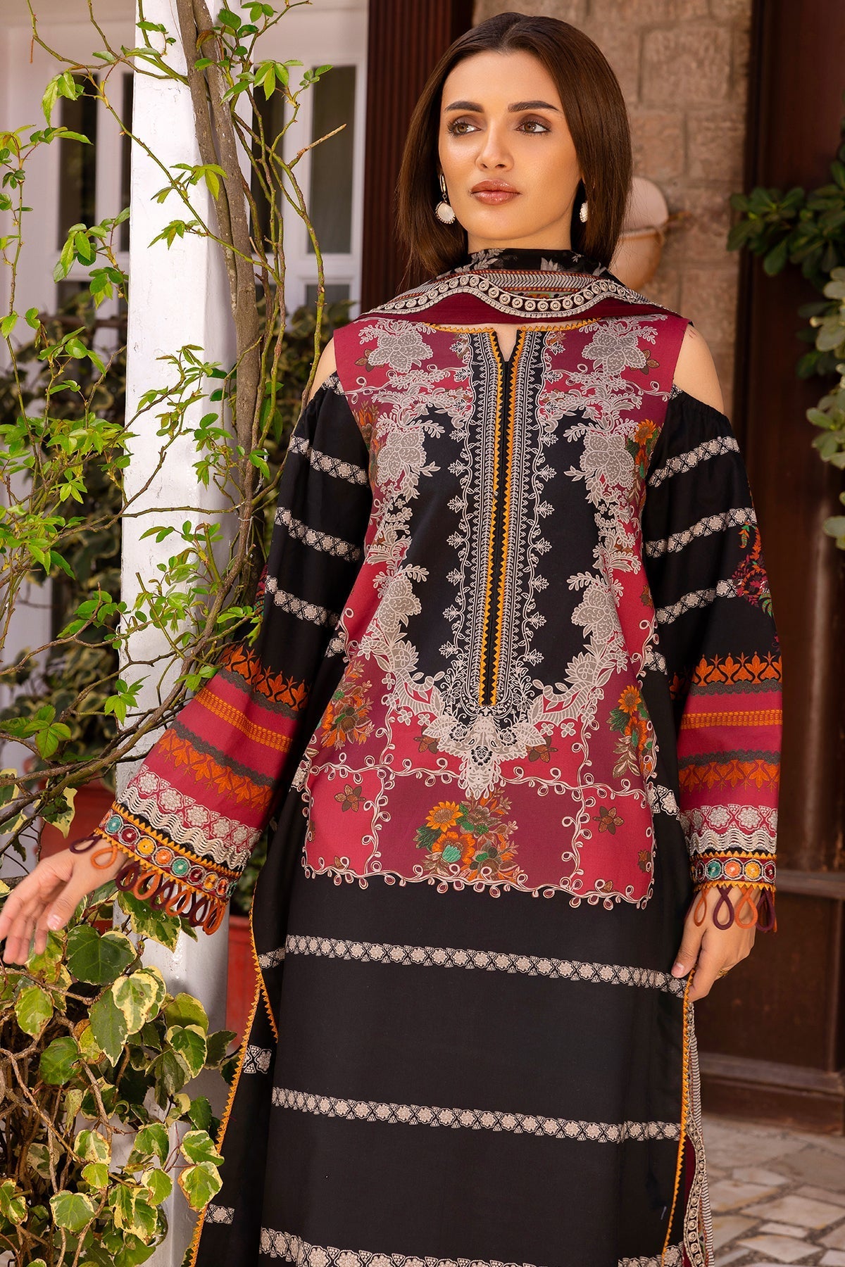 Charizma | Rang e Bahar | VOL 02 CRB6-17 - Luxury Dress - available at Maria Faisal in UK and USA.
