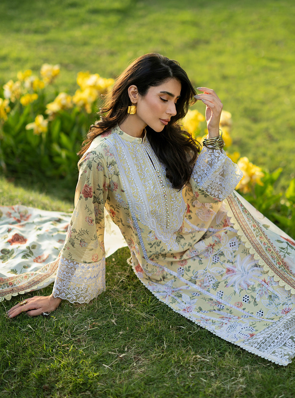 Zainab Chottani | Luxe Lawn 26 | Dune - 12 - Luxury Dress - available at Maria Faisal in UK and USA.