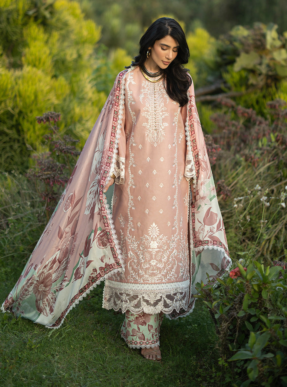 Zainab Chottani | Luxe Lawn 26 | Esme - 02 - Luxury Dress - available at Maria Faisal in UK and USA.