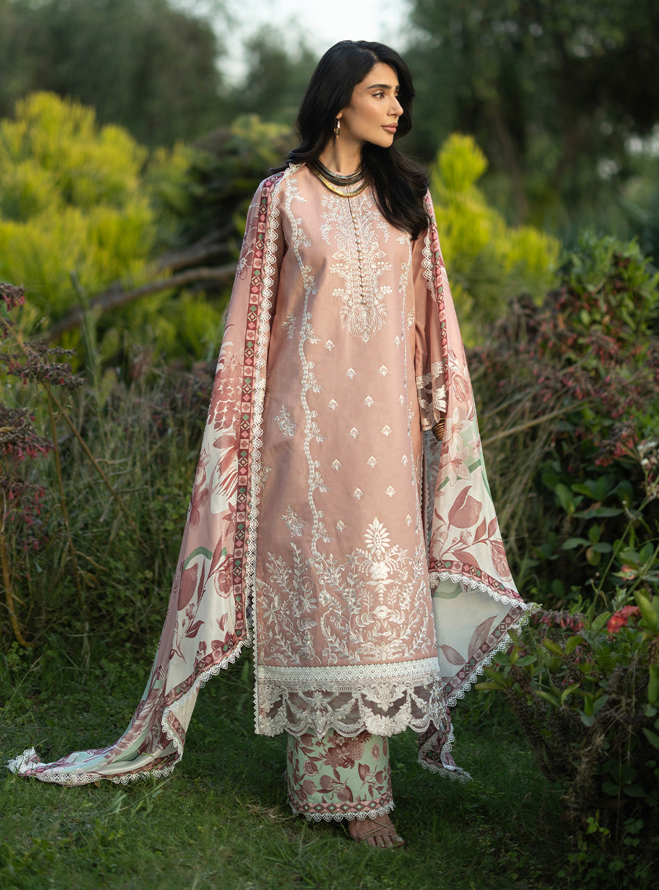 Zainab Chottani | Luxe Lawn 26 | Esme - 02 - Luxury Dress - available at Maria Faisal in UK and USA.