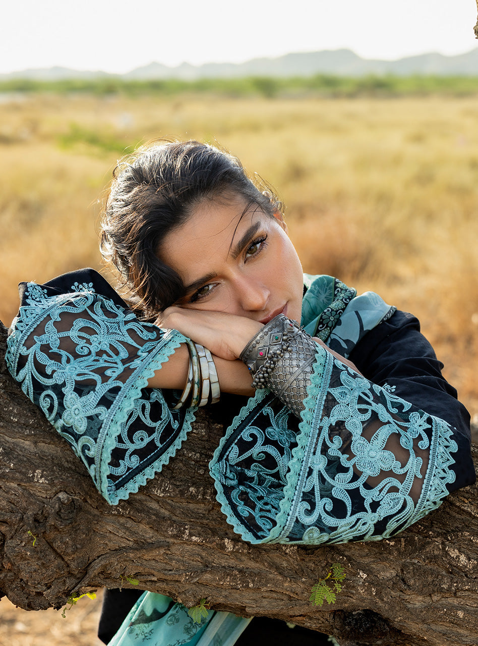 Zainab Chottani | Spring Summer Lawn 26 | Silva - Luxury Dress - available at Maria Faisal in UK and USA.