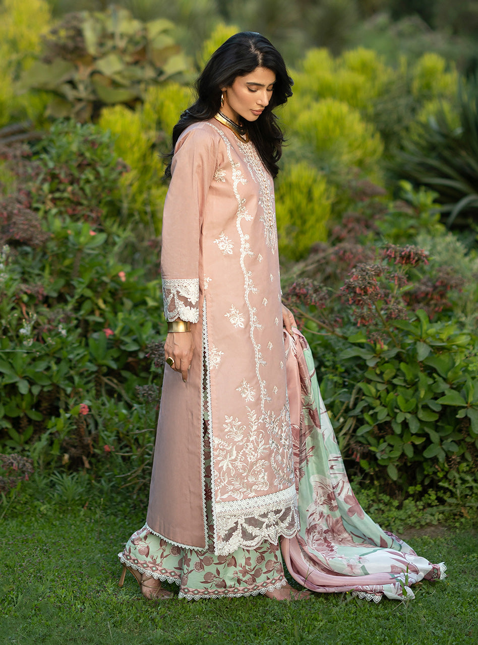 Zainab Chottani | Luxe Lawn 26 | Esme - 02 - Luxury Dress - available at Maria Faisal in UK and USA.