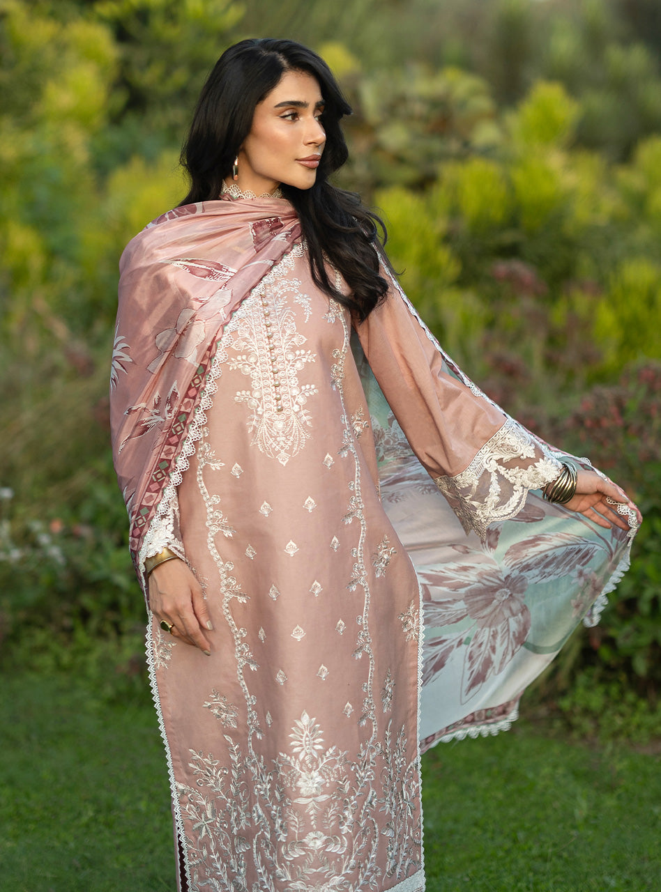 Zainab Chottani | Luxe Lawn 26 | Esme - 02 - Luxury Dress - available at Maria Faisal in UK and USA.