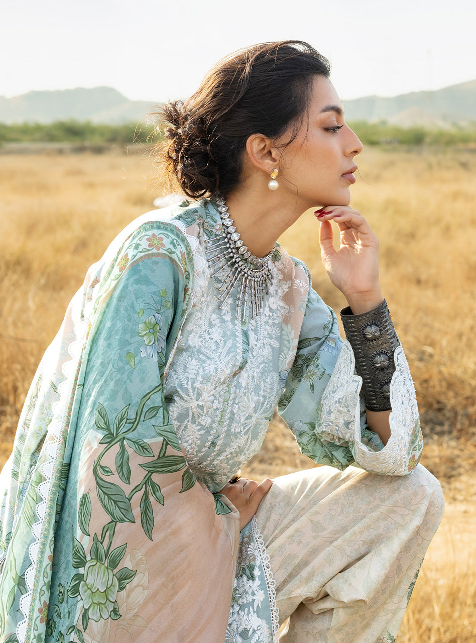 Zainab Chottani | Spring Summer Lawn 26 | Liyana - Luxury Dress - available at Maria Faisal in UK and USA.