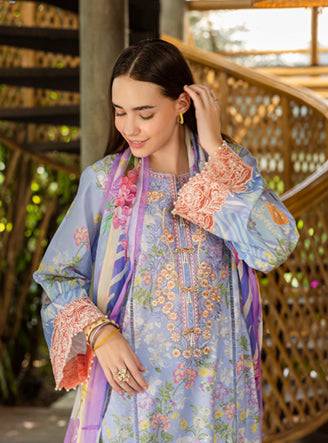 Roheenaz | Ethereal Bloom Lawn 25 |Florien by Maria Faisal - Registered Vendor of : Roheenaz - type : Ladies Clothes - 100% original wedding dresses