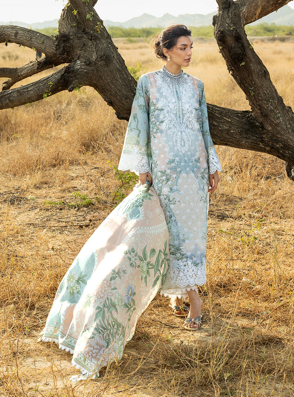 Zainab Chottani | Spring Summer Lawn 26 | Liyana - Luxury Dress - available at Maria Faisal in UK and USA.