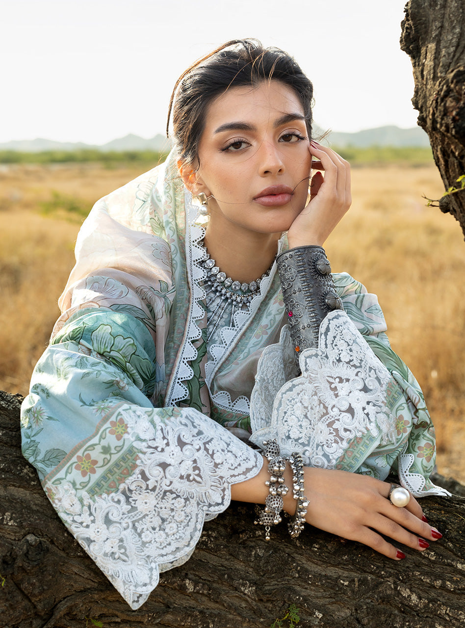 Zainab Chottani | Spring Summer Lawn 26 | Liyana - Luxury Dress - available at Maria Faisal in UK and USA.
