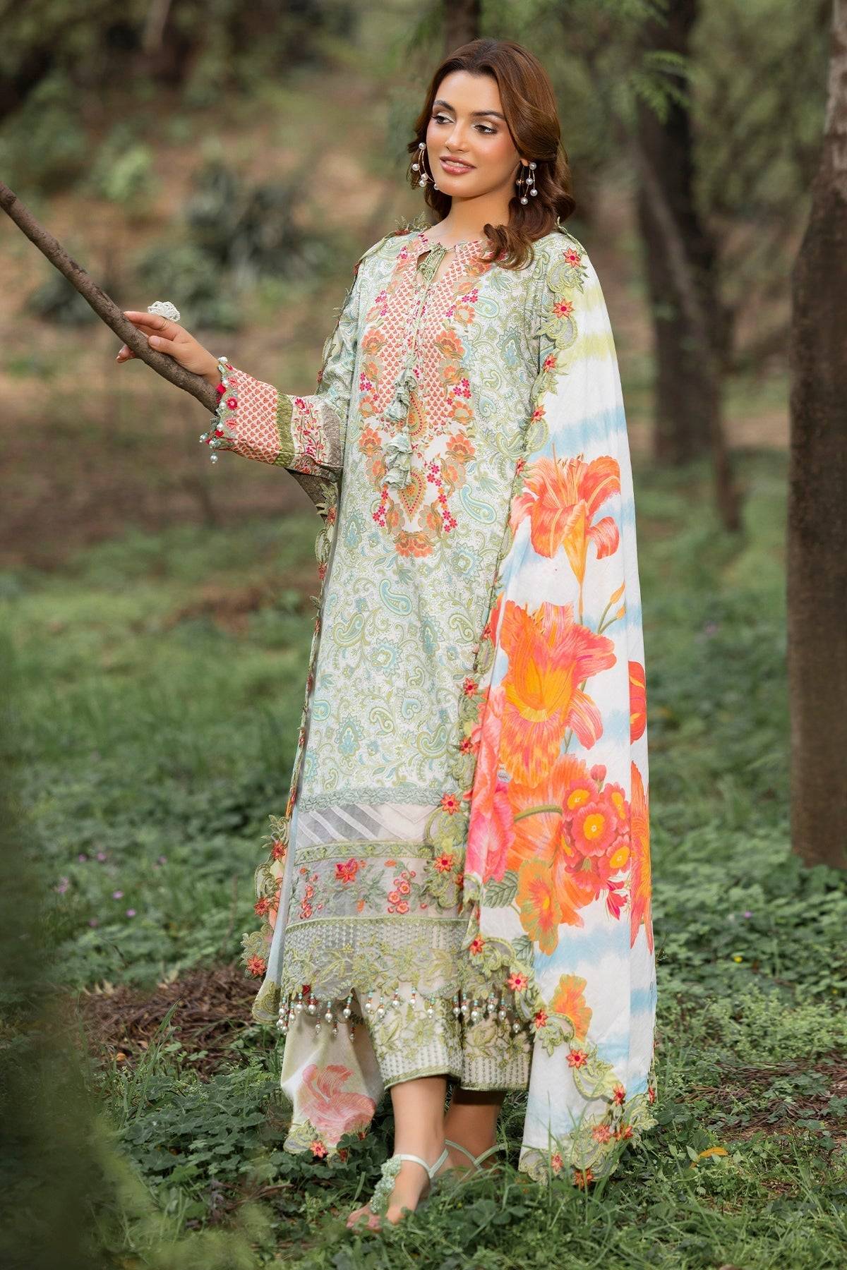 Charizma | Range Collection | CRN5-03 by Maria Faisal - Registered Vendor of : Charizma - type : Ladies Clothes - 100% original wedding dresses