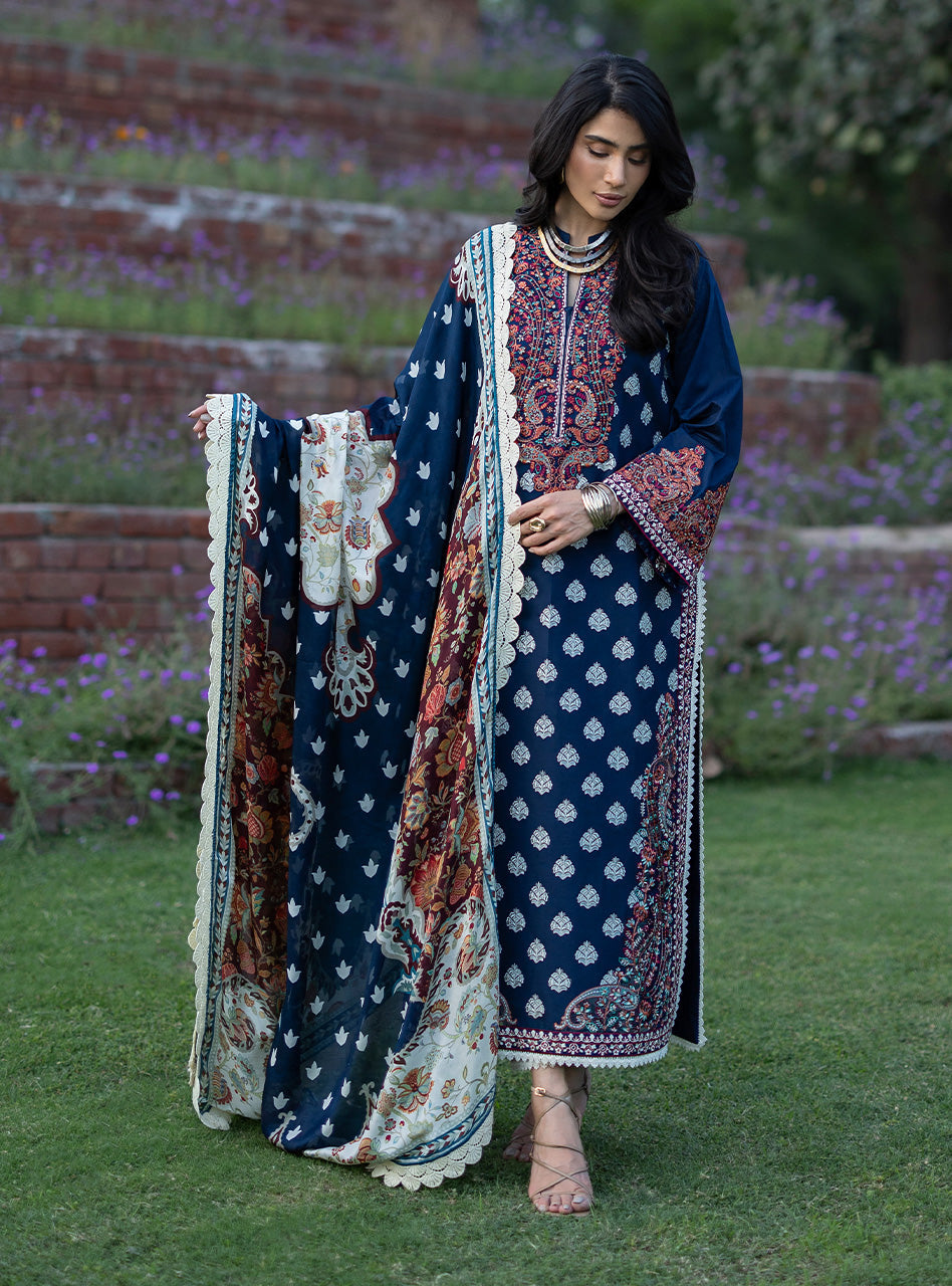 Zainab Chottani | Luxe Lawn 26 | Mesa - 08 - Luxury Dress - available at Maria Faisal in UK and USA.
