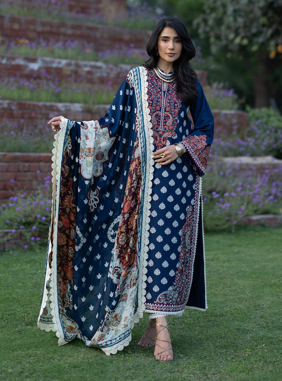 Zainab Chottani | Luxe Lawn 26 | Mesa - 08 - Luxury Dress - available at Maria Faisal in UK and USA.