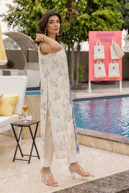 Saad Shaikh | Lawn 25 | Offwhite - Tropelle by Maria Faisal - Registered Vendor of : Saad Shaikh - type : Ladies Clothes - 100% original wedding dresses