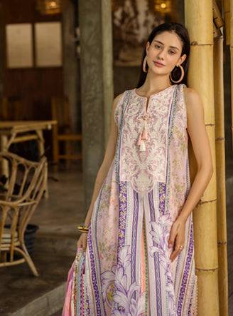 Roheenaz | Ethereal Bloom Lawn 25 | Eloria by Maria Faisal - Registered Vendor of : Roheenaz - type : Ladies Clothes - 100% original wedding dresses