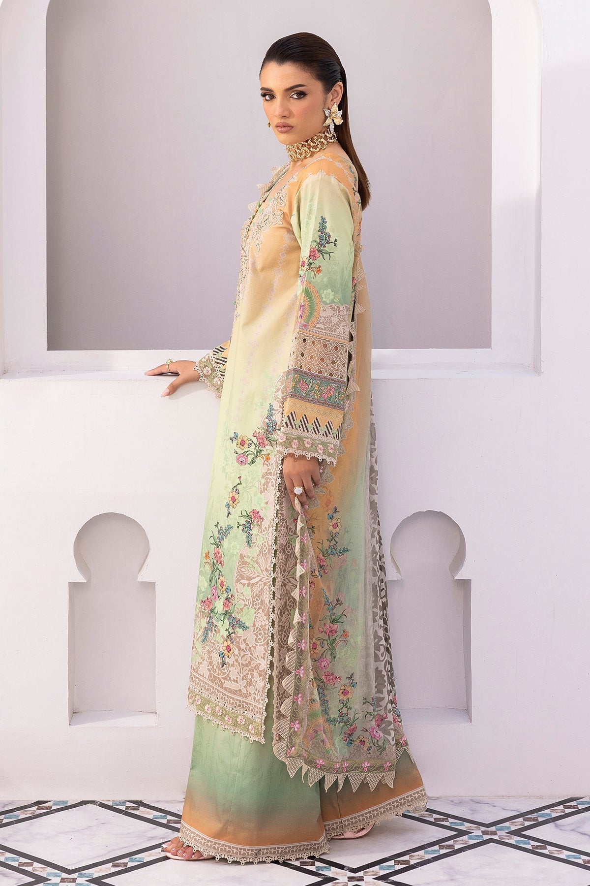 Charizma | Rang e Bahar | CRB6-22 - Luxury Dress - available at Maria Faisal in UK and USA.
