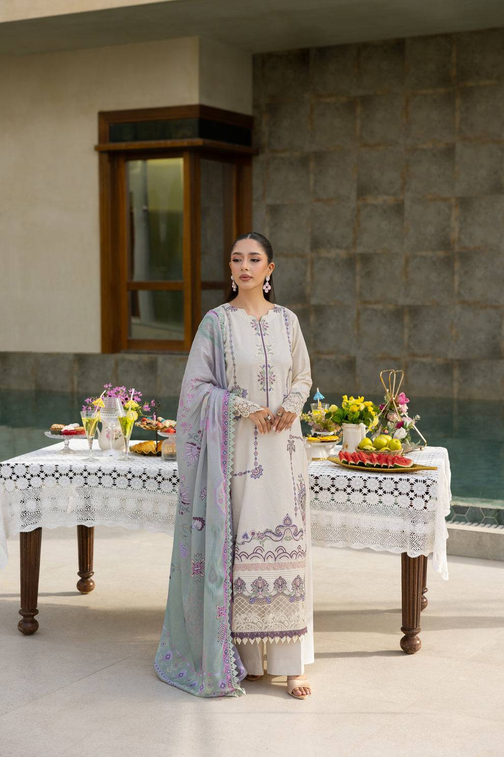 Florent | Eid Collection | FEF - 8B by Maria Faisal - Registered Vendor of : Florent - type : Ladies Clothes - 100% original wedding dresses