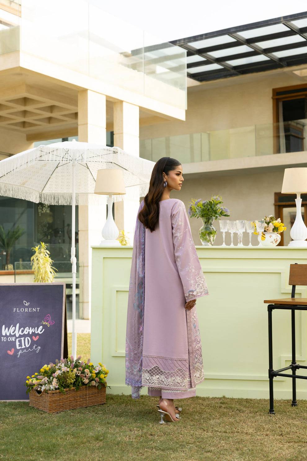 Florent | Eid Collection |FEF - 8A by Maria Faisal - Registered Vendor of : Florent - type : Ladies Clothes - 100% original wedding dresses